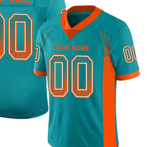 Nouveau design de maillot de football américain personnalisé, impression par sublimation de haute qualité, maillot d'entraînement de football américain OEM - Product Image 5