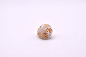 Custom Transparent Resin <b>Dice</b> <b>Set</b> with Glitter Inclusions for Role Playing Game Enthusiasts Premium Quality - Product Image 5