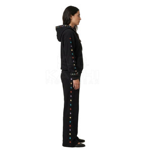 Classic Design Winter Solid Casual Men Tracksuit Two-Piece Set with Matching <b>Jacket</b> and Pants 100% Cotton for Everyday Wear - Product Image 3
