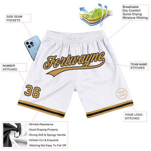 100% Polyester Mesh <b>Custom</b> Sublimation Shorts Sports Team Shorts Club Name Shorts Training Shorts Breathable Athletic Shorts OEM - Product Image 5