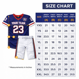 Uniforme d'équipe de football américain personnalisé pour les écoles, short imprimé, antibactérien, séchage rapide, respirant, col en V, tissu 100% polyester - Product Image 5