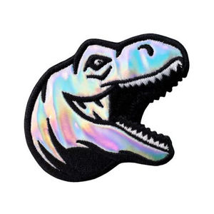 Best Selling Custom Eco-Friendly Appliqued <b>Rubber</b> PVC Iron-On Woven Label Lock <b>Edge</b> Embroidery Patch Fabric - Product Image 6