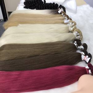 Extensiones de punta plana de cabello virgen vietnamita 100% de lujo, cabello Natural de alta calidad en varios colores, cabello de Europa - Product Image 1