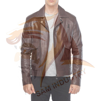 Veste d'hiver en cuir de mouton/vache véritable pour homme, grande taille, logo personnalisé, coupe-vent et imperméable, qualité supérieure