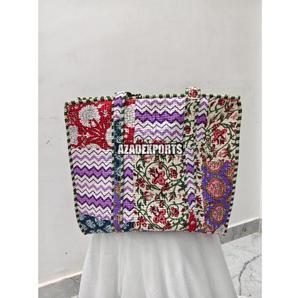 Bolso Tote de Algodón Bordado con Estampado de Tigre Pintado a Mano, Estilo Bohemio, Cierre de Cremallera, Gran Capacidad, para Todas las Temporadas, para Mujer - Product Image 5