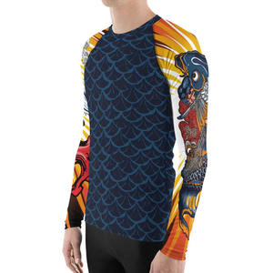 Camiseta Deportiva de Compresión de Manga Larga para Hombre, para Entrenamiento de BJJ y MMA, Camiseta de Manga Larga para Hombre para BJJ y MMA - Product Image 5