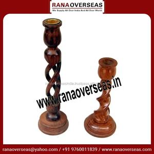 Bougeoir torsadé en bois de qualité supérieure pour décorations de mariage décorations de jardin au meilleur prix - Product Image 6