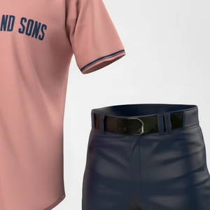 Professional Team Baseball Jersey Pants Set <b>Custom</b> Sports <b>Uniform</b> Men Women Breathable Lightweight Baseball Wear - Product Image 3