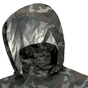 Veste coupe-vent imperméable avec capuche pour le cyclisme, la course à pied et les excursions, imperméable pour adultes et garçons, posté par Dress Sports - Product Image 2