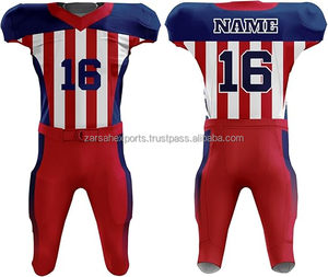 Conjunto de Uniforme de Fútbol Americano Personalizado y Transpirable de Talla Grande (Camiseta y Pantalones) con Nombre de Equipo, Logotipo y Números Personalizados - Product Image 3