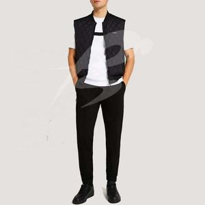 Chaleco de Invierno Personalizado para Hombre, Chaqueta Acolchada Ligera para Exteriores, con Bloques de Color, Cierre de Cremallera, 100% Poliéster, Chalecos Deportivos - Product Image 4