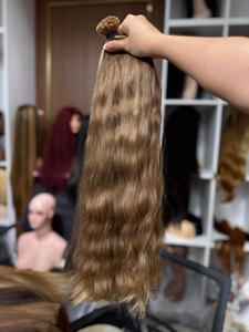 Luxury Wholesale High Quality Natural Wave 100% Virgin Remy Vietnamese Hair Extensions Machine Double Weft Bulk Hair Dyed HAIR - Product Image 3