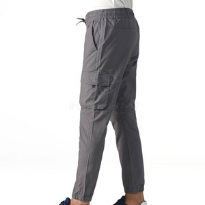 New Arrival Stylish And Durable Fabric Cargo Joggers Men With Multi Pocket Design For Casual Outdoor Wear - Product Image 3