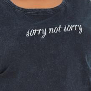 Women's Eco-Friendly 100% Organic Cotton Logo Casual Summer Breathable Nonwoven Solid O-Neck Acid Wash T-Shirt - Product Image 6