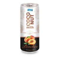 100% Kokoswater Tropisch Fruit Sap met Passievrucht & Mango smaak, rijk aan voedingsstoffen, NFC gecertificeerd, 330ml aluminium blik