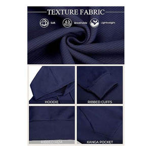 Sweat à capuche unisexe personnalisable en molleton doux et léger en polyester et coton, style sportif et technique, idéal pour l'hiver - Product Image 5