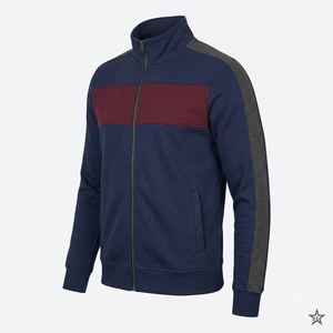 Wholesale Winter Athletic Tracksuit Two Piece Sportswear Set Full Zip <b>Jacket</b> and Matching <b>Track</b> Pants Warm Exercise Running - Product Image 4