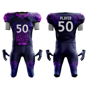 Stretchable Lightweight American Football Uniforms Regular Fit Team Wear Jerseys and <b>Padded</b> Pants Custom Football Uniforms - Product Image 4