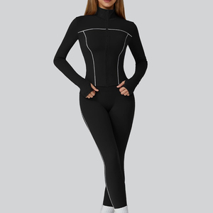 Ropa Deportiva de Alta Calidad, Conjunto de Yoga de 3 Piezas, Nueva Llegada, Ropa Deportiva sin Costuras, Conjuntos de Yoga de 3 Piezas en Venta - Product Image 5