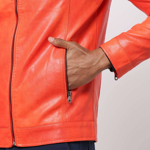 Top Selling High Quality Men's Genuine Leather <b>Jacket</b> <b>Warm</b> Windproof <b>Waterproof</b> Breathable Front Logo Casual Fashion Wear - Product Image 6