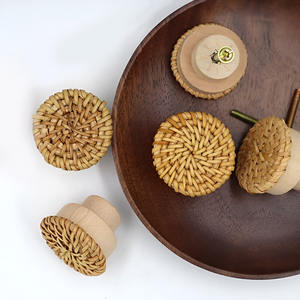 Boutons en rotin bohème pour meubles, prix le plus bas, bouton artisanal, poignée de porte, ODM accepté - Product Image 3