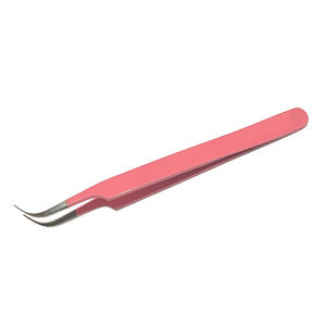 Professional Eyelash Tweezers for Extensions Stainless Steel Slanted Tip <b>Precision</b> <b>Tool</b> for Eyebrow Ingrown Hair Removal Durable - Product Image 1