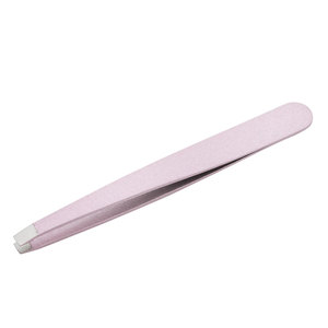 Pince à épiler pour sourcils en acier inoxydable durable, design ergonomique pour une prise facile et une épilation précise - Product Image 1