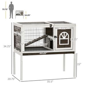 Recinto/Box Semplice per Gatti e Piccoli Animali di Taglia Grande, Media e Piccola, Arredamento per Animali Domestici in Confezione Scatola - Product Image 2