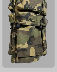 <b>Men's</b> Trending Heavyweight Cotton Elastic Waist Bottom Cargo Pants Lightweight Casual Style with Windproof Sustainable Zipper - Product Image 3