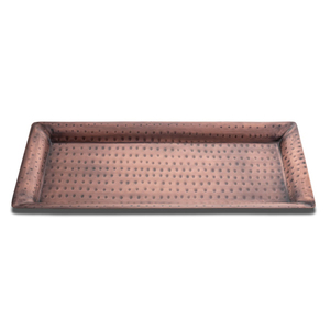 Latest Copper Hammered Food Serving <b>Tray</b> Rectangular For Home Hotel And Restaurant Use Tabletop Snacks & Drinks Serving <b>Trays</b> - Product Image 2