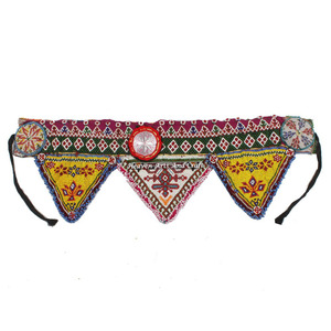 Cinturón Vintage para Danza del Vientre, Cinturón Tradicional Afgano, Kuchi Tribal BB025A, Banjara Antigua, Cinturones de Cuentas Hechos a Mano, Vintage Real - Product Image 1