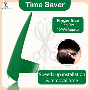 Good Supplier In Green Color Hair Styling Uses Hair <b>Braids</b> Parting & Sectioning Rings Set Stainless Steel Stitch <b>Braid</b> Tools - Product Image 3