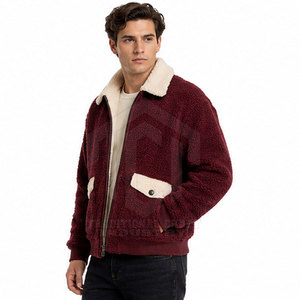 Premium Warm Winter <b>Sherpa</b> <b>Jacket</b> with Front Logo Customized Colors & Logo Trending Design for Online Sale - Product Image 5