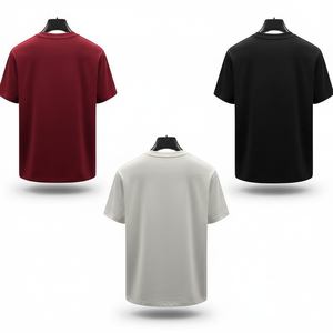 T-shirt de sport pour homme en polyester tricoté 100 %, à manches courtes, motif écossais, anti-plis, séchage rapide, évacuation de l'humidité, idéal pour la gym et l'entraînement - Product Image 2