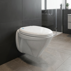 Modern European Design Rimless Wall Hung Toilet <b>Ceramic</b> WC <b>Pan</b> Square Bathroom Sanitary Ware Dual Flush - Product Image 4