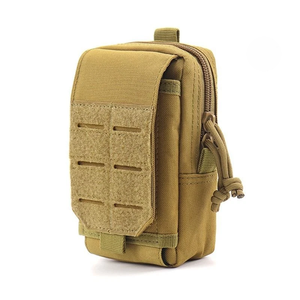 Funda táctica Molle para radio con cinturón, para caza, intercomunicador, impermeable, con forro de nailon suave, cierre de cremallera, para senderismo y uso al aire libre - Product Image 1