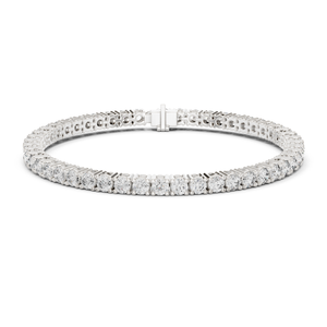 Wholesale 9K White <b>Gold</b> Diamond Bracelet Round Cut 6.37ct Natural Diamonds Luxury Designer Fine Jewelry Gift Women - Product Image 1