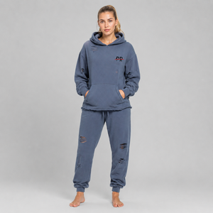Professional women distressed <b>tracksuit</b> made with premium fabric modern design durable <b>stitching</b> and comfortable fit for daily - Product Image 1