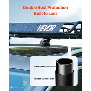 Universal 4.1 Fence Anti-Rust Alloy Steel <b>Roof</b> Rack <b>Basket</b> <b>SUV</b> Truck Car Top Luggage Holder Two 35.4 X 39.4 <b>Cargo</b> <b>Cargo</b> Carrier - Product Image 4