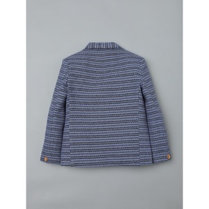 เสื้อเบลเซอร์ลายทางสีน้ำเงินสำหรับเด็กผู้ชาย - Product Image 2