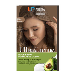 OEMODM Ultra Creme Coloración Permanente Nutritiva 40 Castaño Oscuro, Color Más Intenso, Cabello Nutrido, Resultados de Salón en Casa - Product Image 1