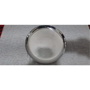 Bandeja de servir redonda de acero inoxidable de lujo, plato decorativo de metal martillado para bodas, eventos, fiestas y restaurantes. - Product Image 1