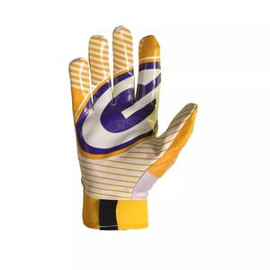 Gants de football américain personnalisés avec logo imprimé, meilleur design avec paume pour des performances optimales - Product Image 6