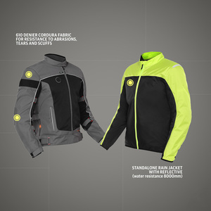 Chaqueta de Motociclista Road Explorer para Hombre, Reforzada y Cosida con Calidad Superior, Modelo 2026, con Cierre de Cremallera, la Más Demandada - Product Image 4