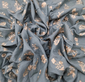 High Quality Malty Embroidery Fabric Polyester Georgette Mesh Lace Fabric for Bridal Wear <b>Home</b> <b>Textile</b> and Garments - Product Image 3