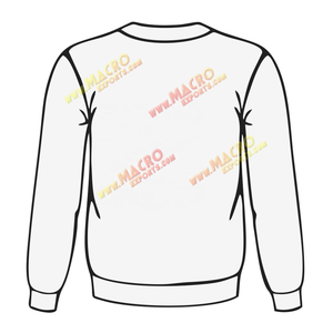 Invierno liso Regular Fit cuello redondo hombres sudadera alto contraste diseño personalizado sudaderas manga regular sudaderas - Product Image 3