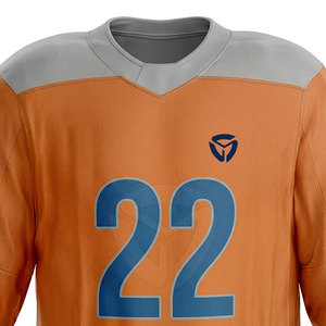 Ensemble uniforme de hockey sur glace pour hommes, matériau durable et respirant, coupe confortable, maillot et pantalon pour l'entraînement et les performances en compétition - Product Image 6