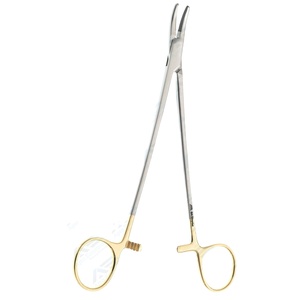 เม็ดมีดทังสเตนคาร์ไบด์คุณภาพพรีเมียมสำหรับเครื่องมือผ่าตัด ที่จับเข็มเฮนนีย์ ขนาด 8.25 นิ้ว ปากโค้งแบบหยัก - Product Image 1