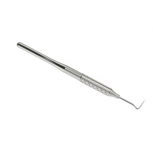 Sonde d'exploration dentaire en acier inoxydable à pointe unique, autoclavable, instrument de diagnostic dentaire fabriqué au Pakistan - Product Image 4