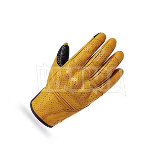 Gants de moto unisexes en cuir respirant, à séchage rapide, de haute qualité, antidérapants, pour usage sportif, fabriqués au Pakistan - Product Image 6
